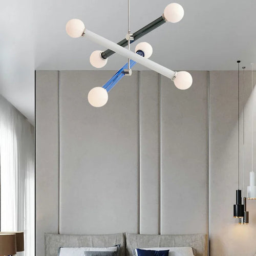 lustre design minimaliste art déco éclairage suspendu - vue 5 sur 10