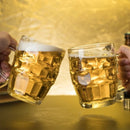 Verre à bière avec anse style chope classique