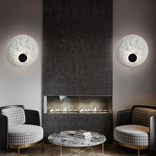 applique murale led moderne en forme d'anneau style nordique décoratif - vue 3 sur 9