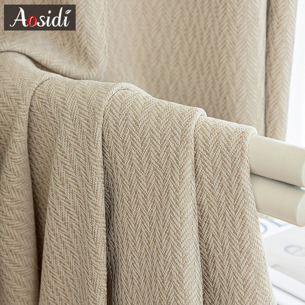 Rideau occultant moderne pour chambre salon isolation thermique - vue 6 sur 8