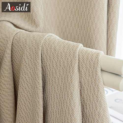 Rideau occultant moderne pour chambre salon isolation thermique