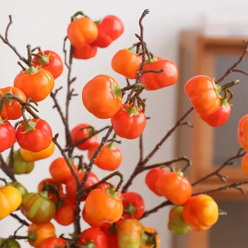 plantes artificielles citrouilles décoratives pour balcon et hôtel
