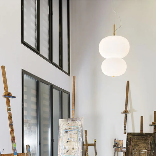 suspension design en verre pour intérieur moderne et élégant - vue 5 sur 12