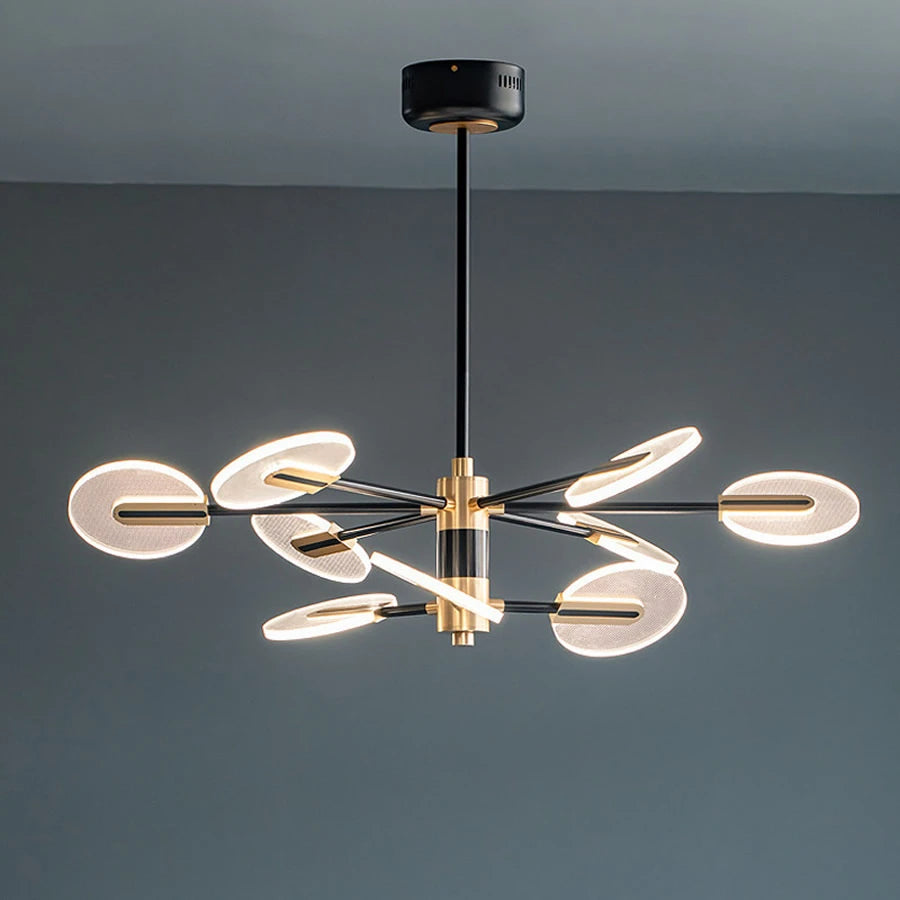 lustre led nordique créatif pour décoration intérieure moderne - vue 2 sur 9