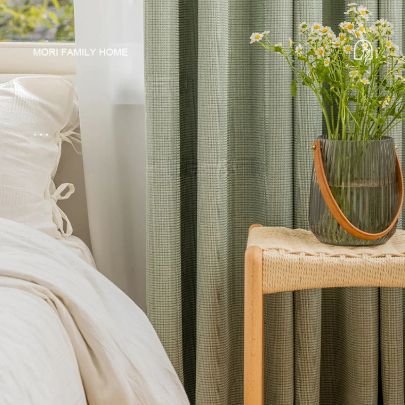 Rideau occultant moderne minimaliste pour salon et chambre