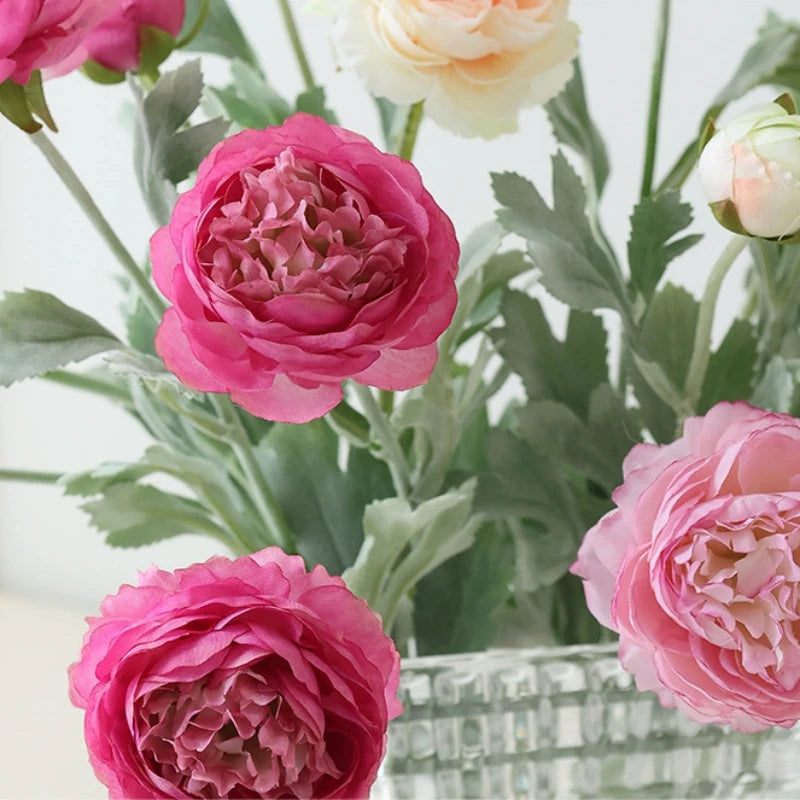 petit bouquet de fleurs artificielles pour décoration de mariage hiver - vue 5 sur 12