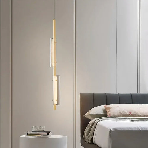 suspension à led en laiton pour décoration moderne intérieure - vue 2 sur 8