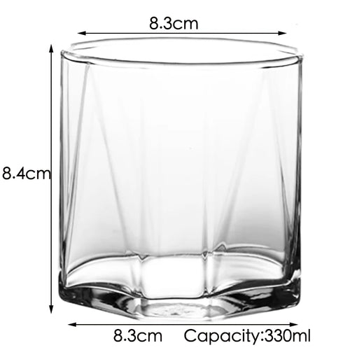 Verres whisky épais résistants style classique cocktails rhum