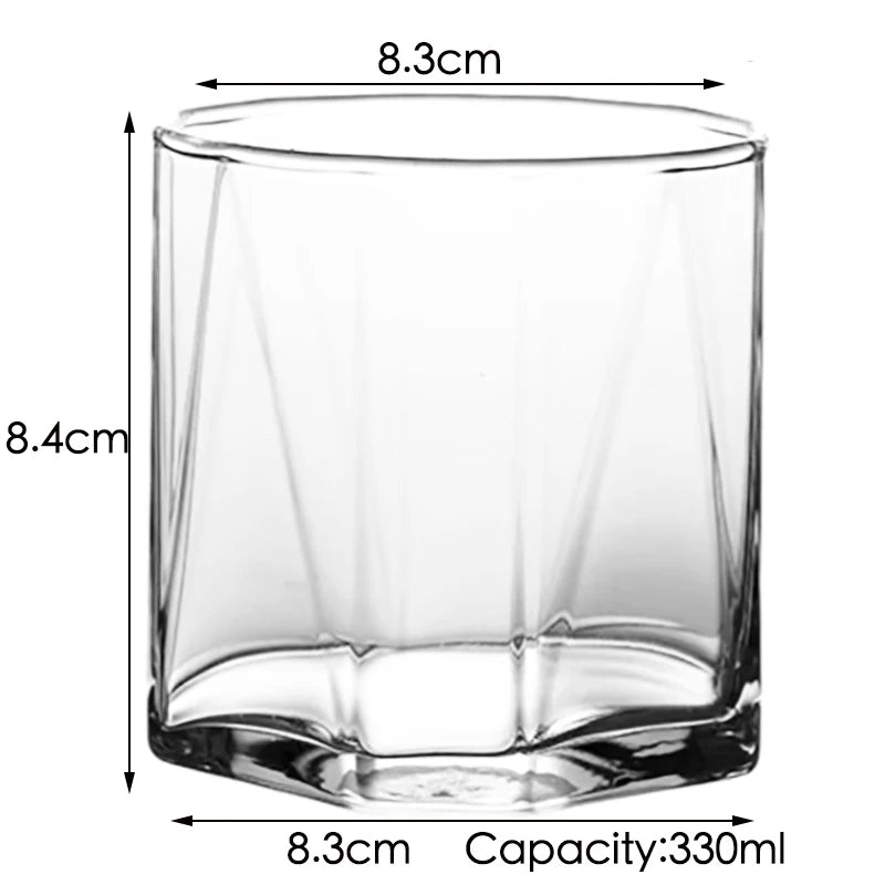 Verres whisky épais résistants style classique cocktails rhum