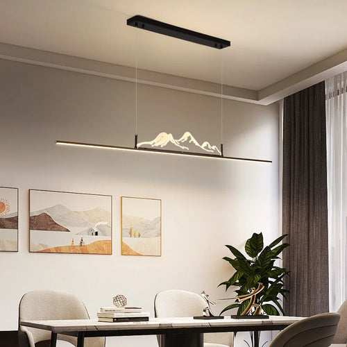 lustre moderne iceberg créatif pour restaurant et salon de thé - vue 2 sur 12