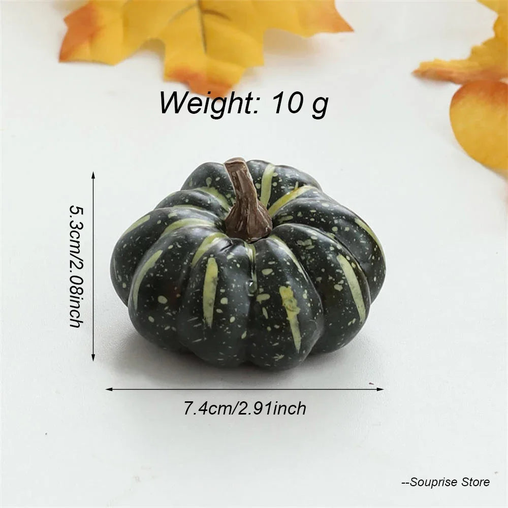 citrouilles décoratives en mousse pour Halloween et automne - vue 16 sur 22