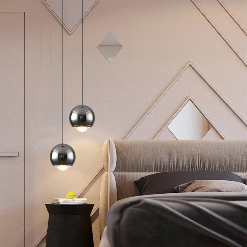 suspension lumière nordique LED lustre moderne lampe suspendue abat-jour boule éclairage intérieur décor à la maison salle à manger salon chambre - vue 3 sur 10