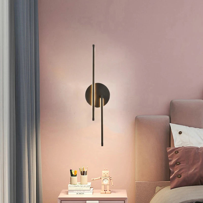 laiton led applique murale minimaliste pour restaurant - vue 3 sur 10
