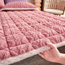 surmatelas doux hiver en velours agneau pour étudiants