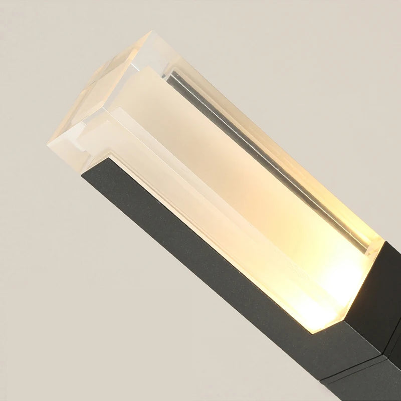 lampe led extérieure étanche éclairage moderne pour jardin et allée - vue 6 sur 8