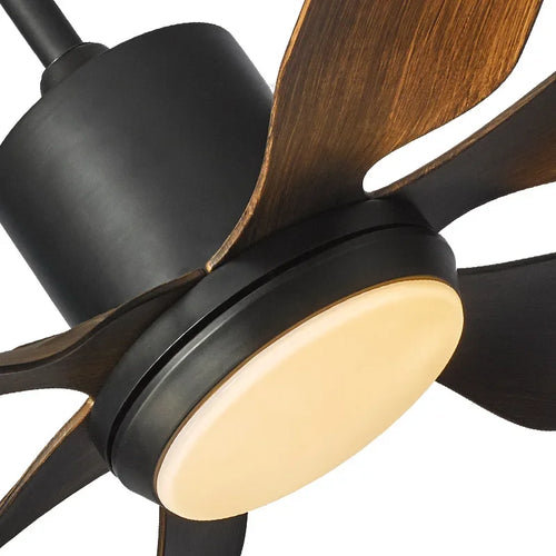 plafonnier industriel rétro avec lumière et ventilateur à distance - vue 7 sur 6