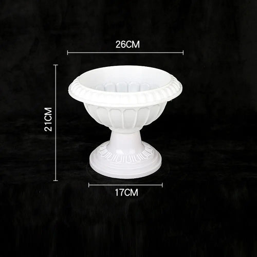 pot de fleurs romain en plastique style rétro romantique pour événements