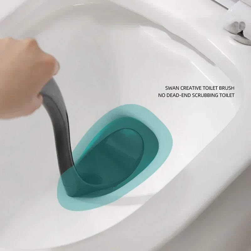 brosse de toilette verticale pour nettoyage facile salle de bain