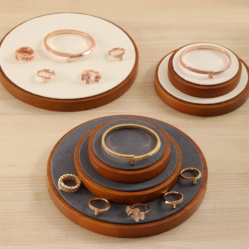 présentoir à bijoux en bois pour boucles d'oreilles et bracelets - vue 4 sur 12