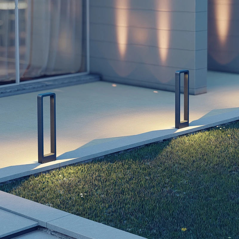 lampe de jardin moderne étanche en aluminium pour extérieur - vue 5 sur 21