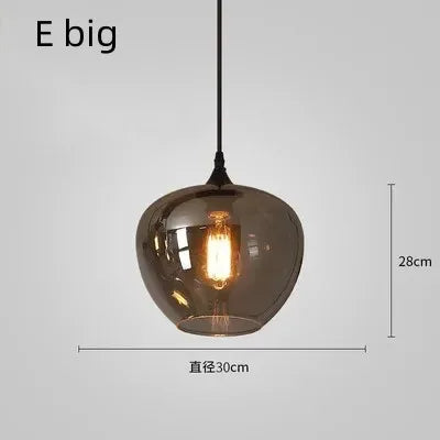 suspension à led en verre design pour décoration intérieure moderne - vue 15 sur 15