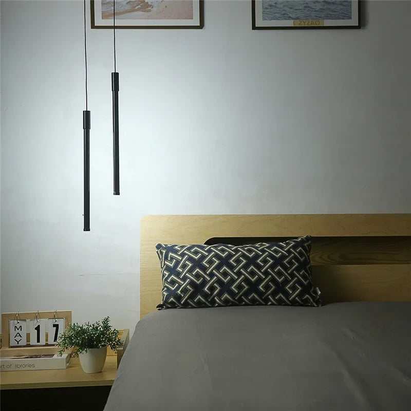 lustre décoratif nordique à double tête pour bar