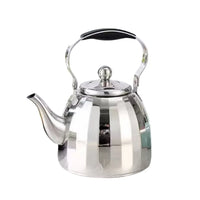 Bouilloire inox fleur infuseur poignée anti brulure miroir