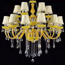 lustre en cristal fantaisie pour mariage moderne élégant