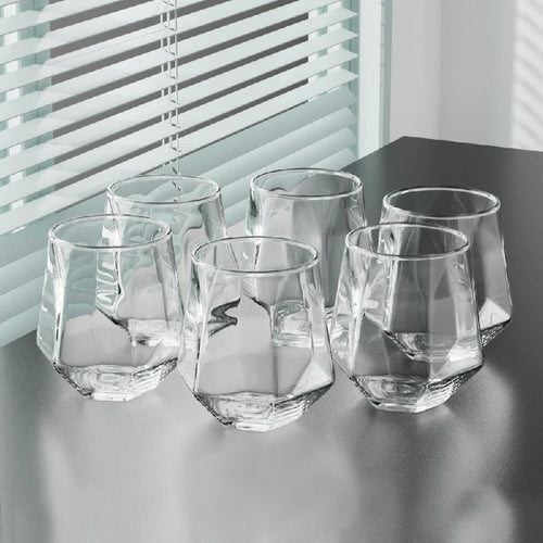 Ensemble 6 verres whisky 320 ml style facette