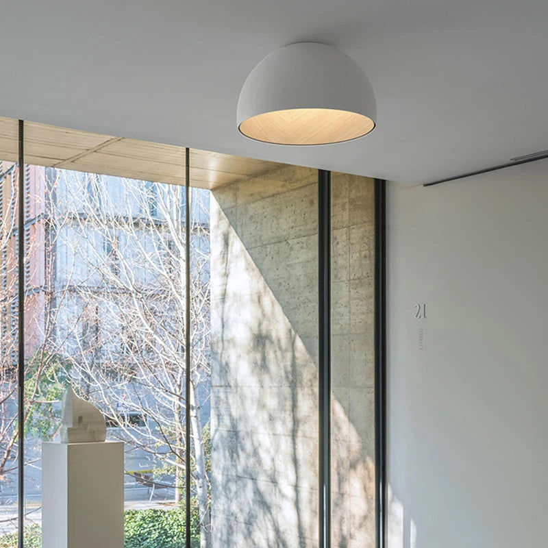 plafonnier led rond style nordique moderne simple décoratif - vue 6 sur 15