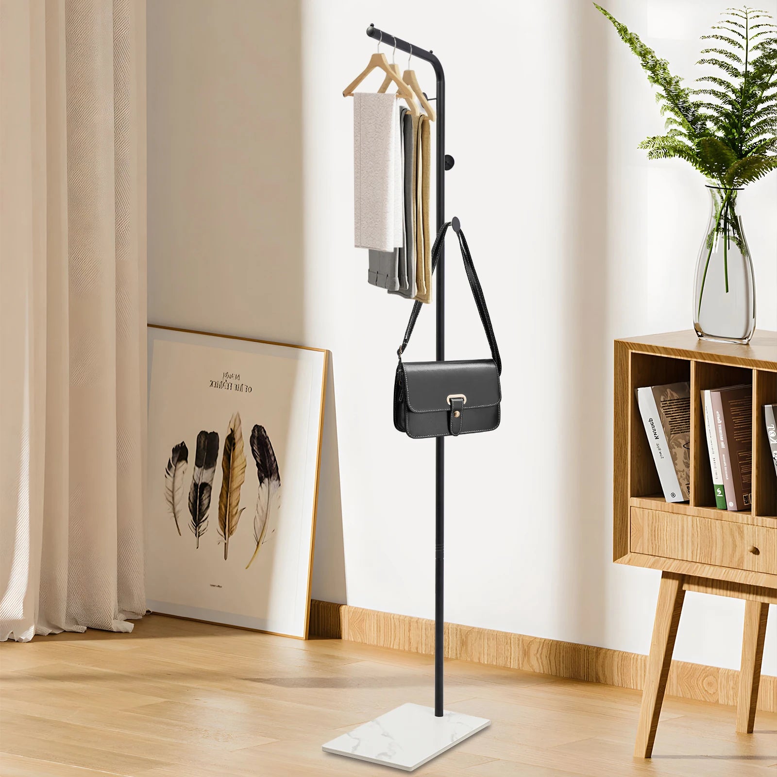 cintre à vêtements autonome grande capacité design résistant durable - vue 2 sur 7