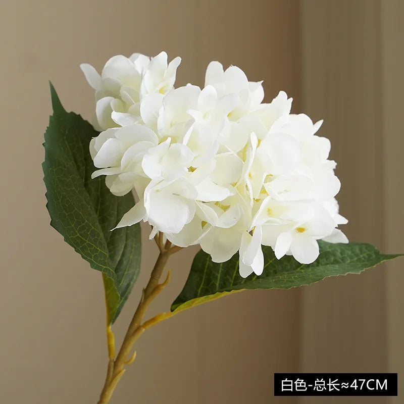 fleur d'hortensia artificielle réaliste pour décoration et bouquet