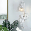 applique murale moderne minimaliste ange en résine avec led cristal
