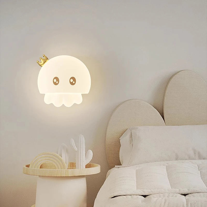 lampe de chevet poulpe mignon pour chambre enfant décoration créative - vue 4 sur 9