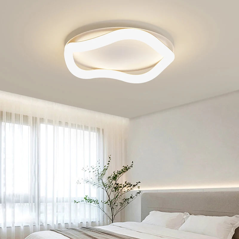 plafonnier simple avec télécommande et intensité réglable pour intérieur - vue 4 sur 8