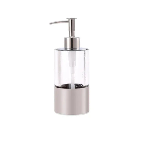 distributeur de savon liquide en cristal transparent pour salle de bain - vue 12 sur 20