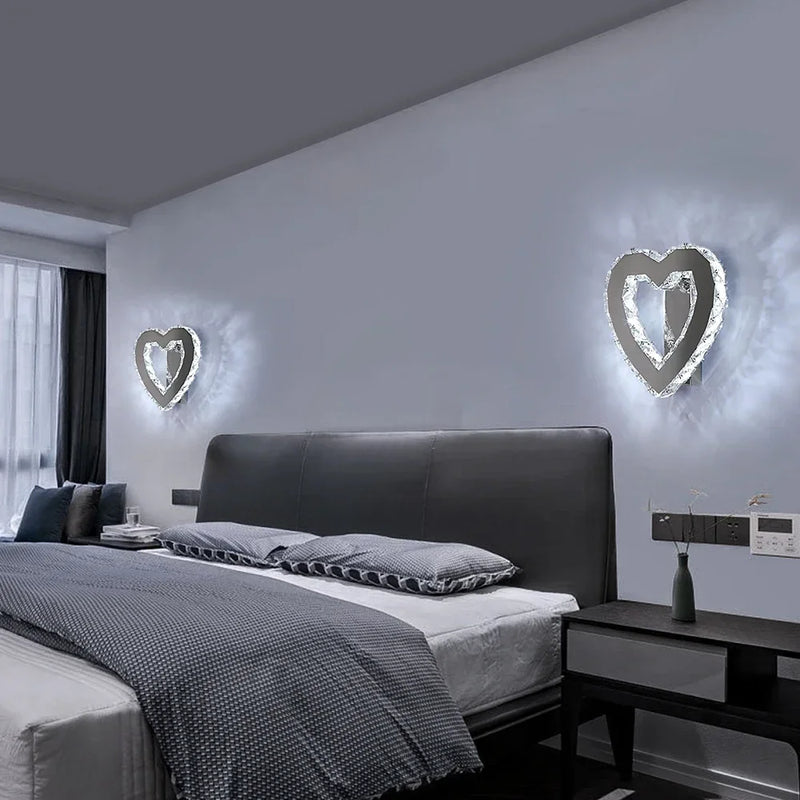 applique murale led en cristal moderne minimaliste luxe