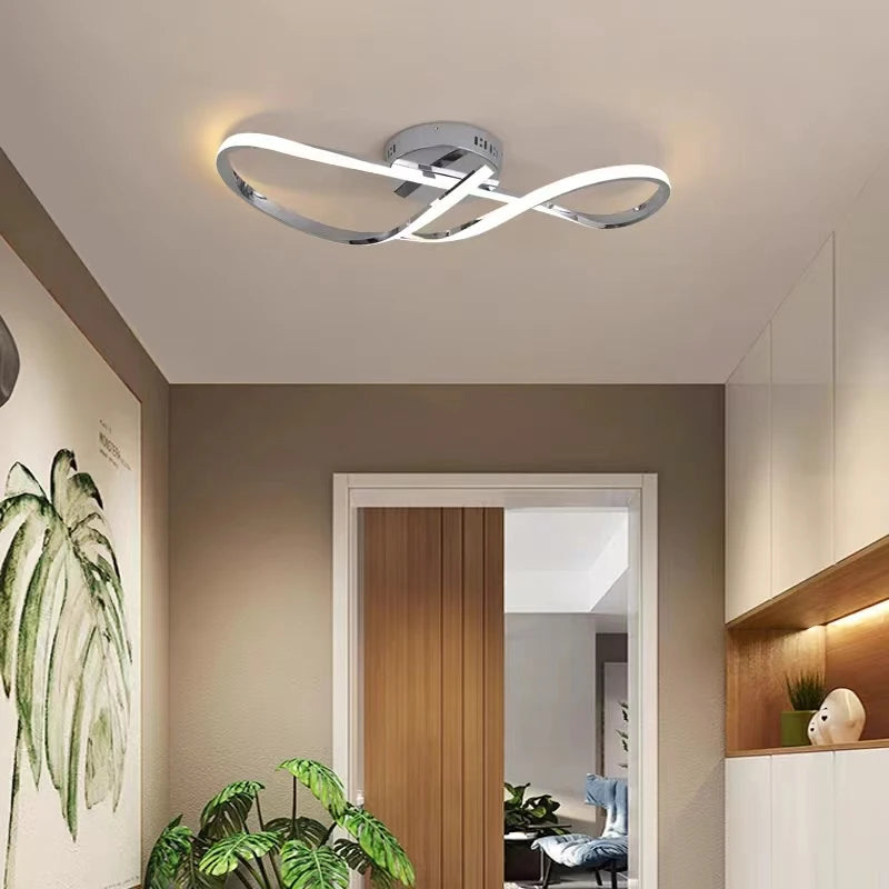 Plafonnier moderne à LEDs lumières pour salon chambre plafonnier étude cuisine intérieur décoration de la maison