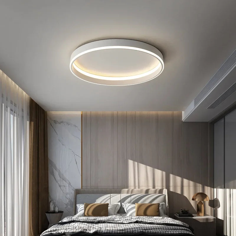 Plafonnier led ronde nordique pour intérieur