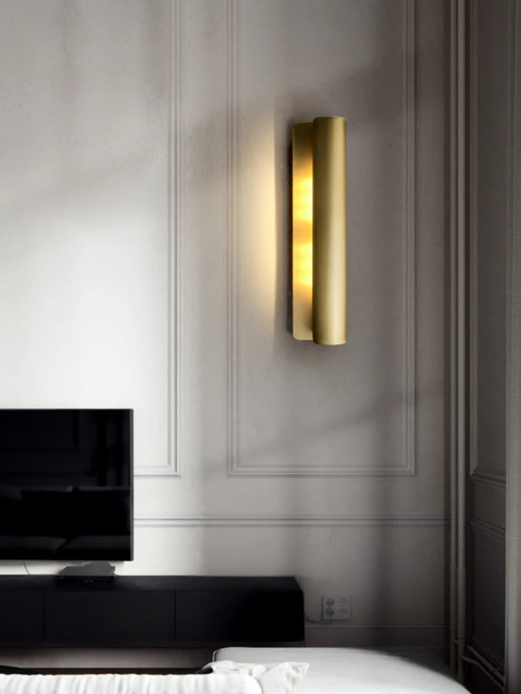 applique murale moderne en cuivre design minimaliste et créatif - vue 5 sur 8