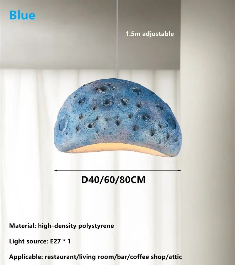 lustre led minimaliste wabi-sabi pour décoration loft et café