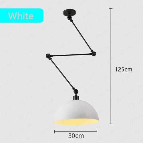 plafonnier led suspendu design scandinave moderne en aluminium - vue 10 sur 16