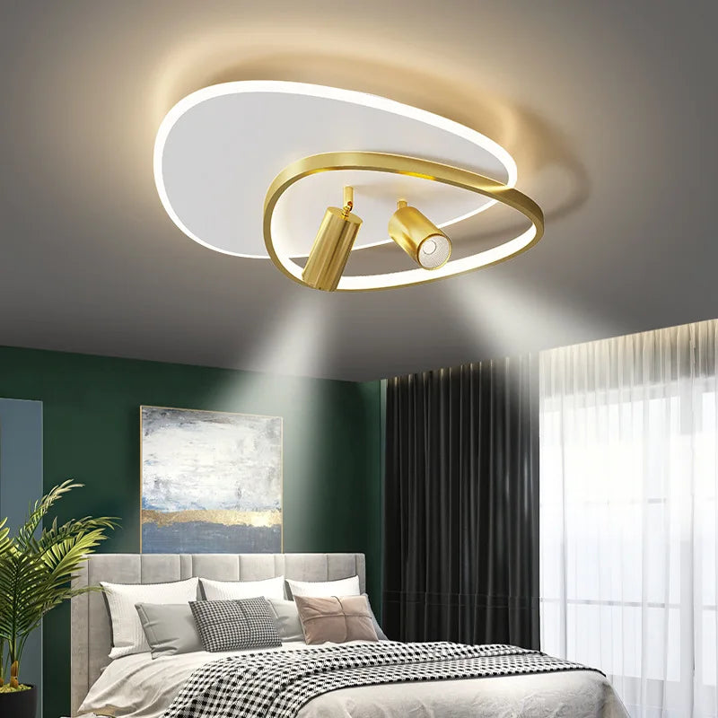 lustre intérieur moderne à leds pour décoration de la maison
