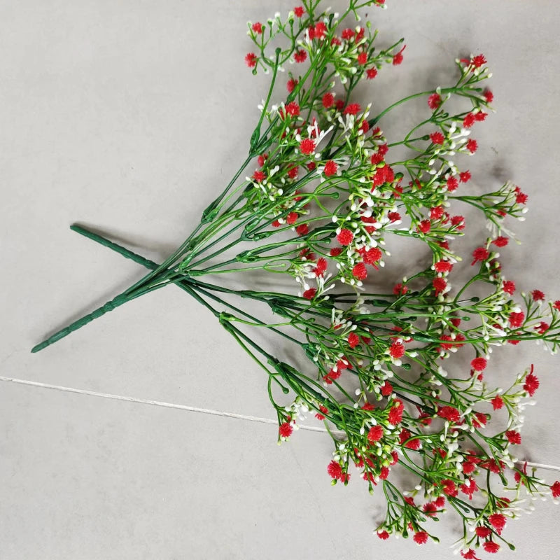 bouquets de gypsophile artificielle pour décoration intérieure et extérieure - vue 8 sur 15