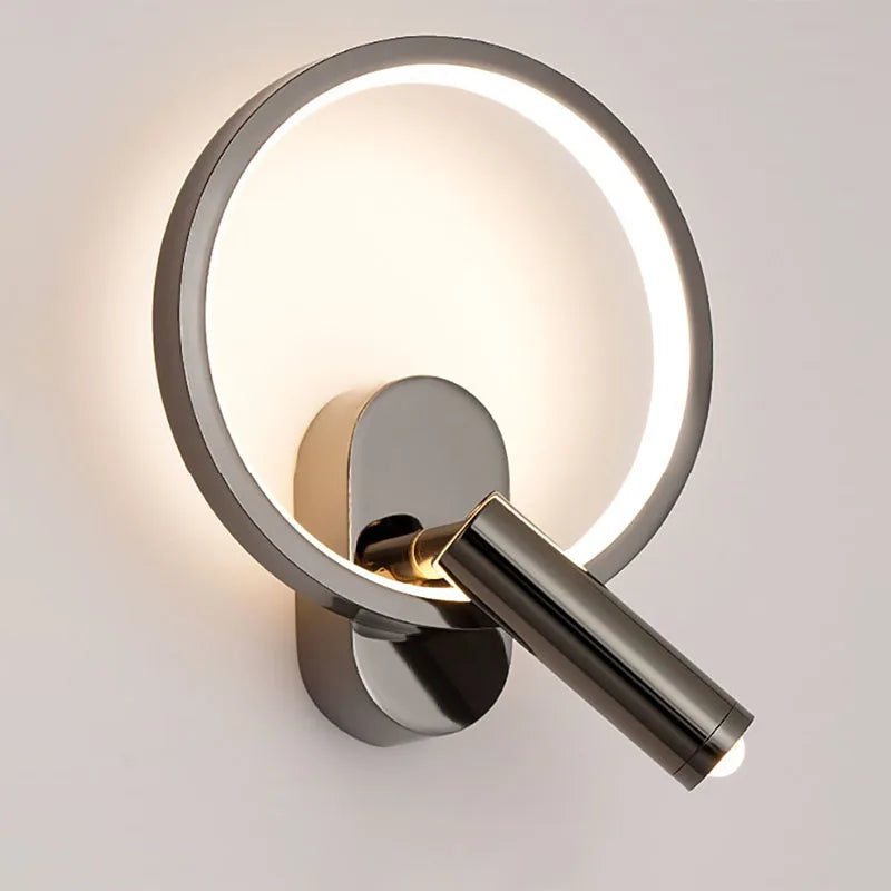 applique murale led moderne pour lecture et étude décorative - vue 10 sur 16