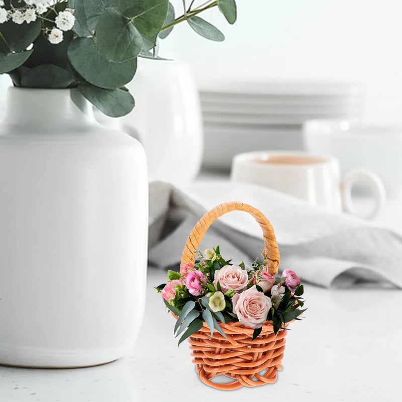 lot de 10 mini paniers tissés pour décorations et petits cadeaux