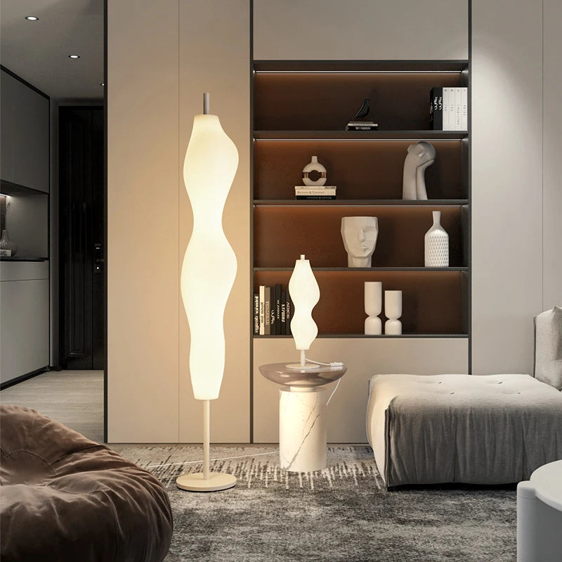 lampadaire design nordique moderne led créatif sur pied - vue 4 sur 8