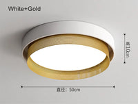 Plafonnier Led rond en métal