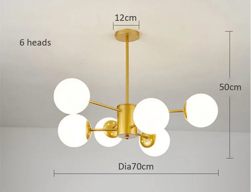 lustre moderne en verre pour intérieur lumineux - vue 14 sur 13