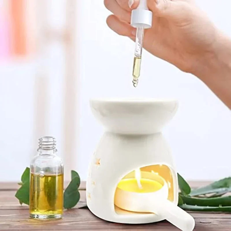 bougeoir en céramique pour bougie parfumée décoration intérieure élégante - vue 6 sur 9